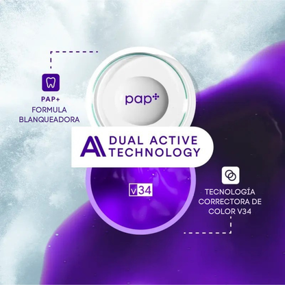 Tiras blanqueadoras + Pasta dental blanqueadora formula v34